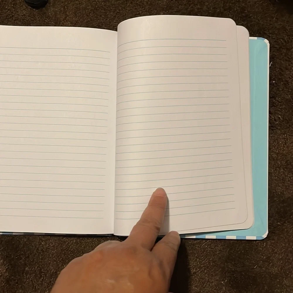 Stoney Clover Lane x Target Lined Journal Blue Stripe